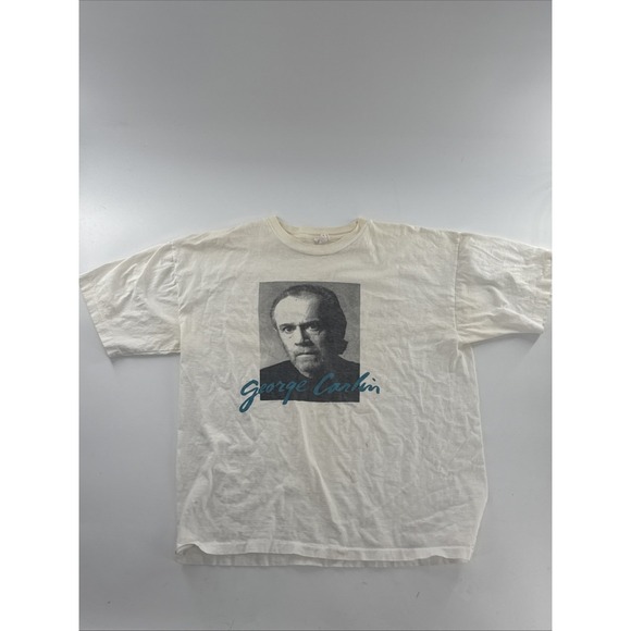 Newstar Other - Vintage George Carlin Brain Damage T Shirt Size XL Comedy Graphic Tee Distressed